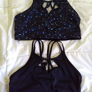 Two Victoria's Secret sports bra